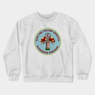 Funny tortoise conservation Crewneck Sweatshirt